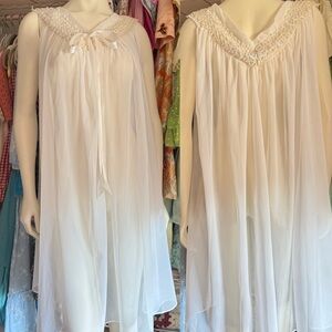 Vintage 1950s-1960s Nightgown with Sequins
